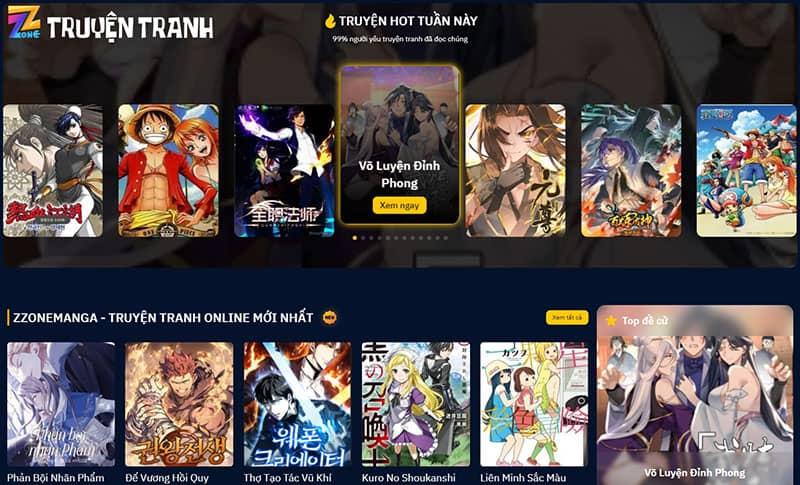 ZZonemanga là trang truyện tranh online được độc giả yêu thích