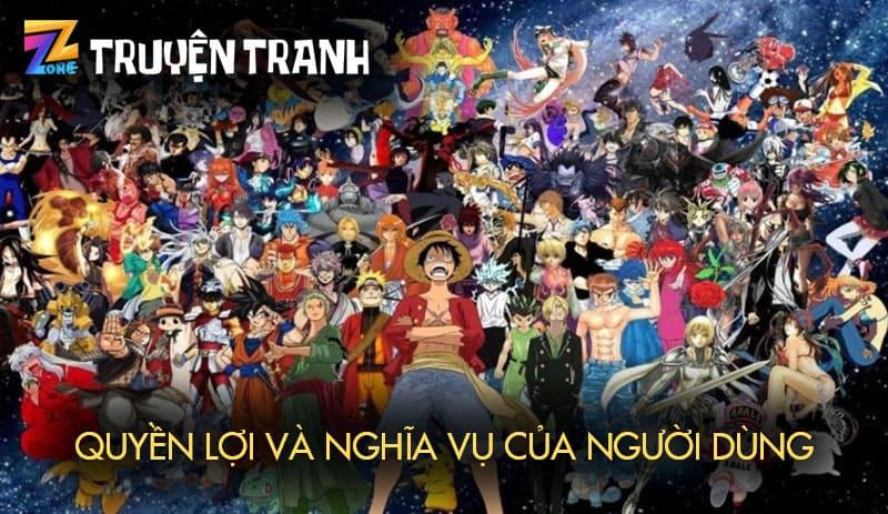 Quyền lợi và nghĩa vụ của độc giả tại ZZonemanga