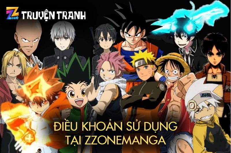 Điều khoản sử dụng tại Zzonemanga